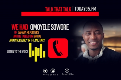 Audio-Omoyele Sowore  of Sahara Reporters Speaks to Today Fm on Burtai Dubai House Scandal-Listen